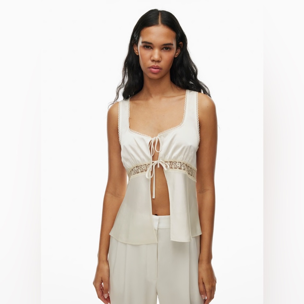 Aritzia Picnic Blouse in Light Birch! Size m! Brand new with tags!